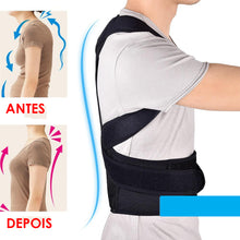 Carregar imagem no visualizador da galeria, COLETE CORRETOR DE POSTURA | MASCULINO E FEMININO | Ajuda Corrigir Postura Costas e Ombros
