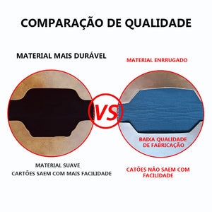 CASE CARTEIRA METAL E COURO | CARTÃO CRÉDITO, DINHEIRO | Proteção RFID Anti Fraude de Cartão de Crédito