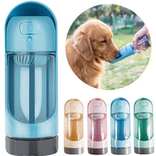 Carregar imagem no visualizador da galeria, Cão de estimação portátil garrafa de água para cães pequenos produtos de animais filhote de cachorro viagem de cachorro filhote de cachorro beber tigela de dispensador de água ao ar livre
