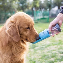 Carregar imagem no visualizador da galeria, Cão de estimação portátil garrafa de água para cães pequenos produtos de animais filhote de cachorro viagem de cachorro filhote de cachorro beber tigela de dispensador de água ao ar livre
